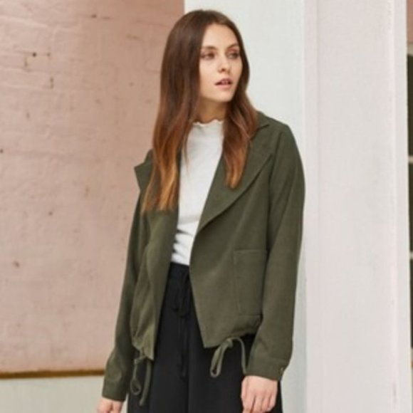 Jackets & Blazers - Jacket - DARK OLIVE